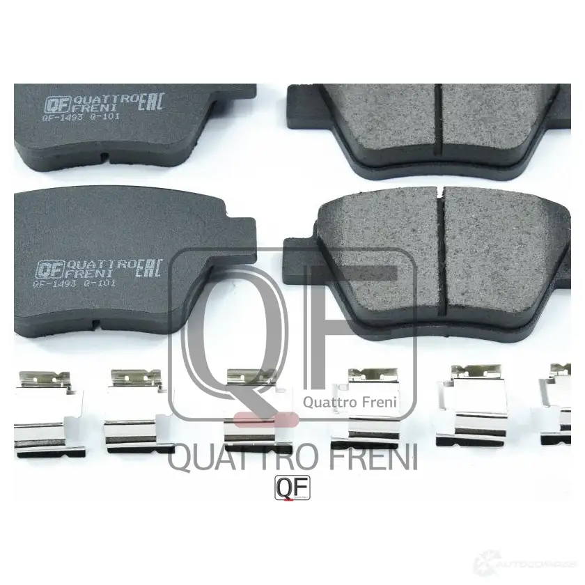 Колодки тормозные QUATTRO FRENI 1439949587 QF89351 L VZTEFS изображение 1