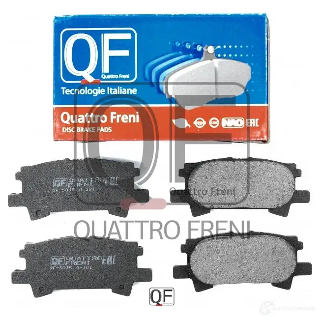 Колодки тормозные дисковые сзади QUATTRO FRENI 1439949538 P7L WBL QF501500 изображение 0
