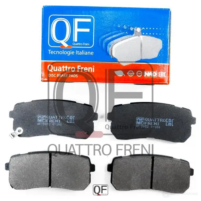 Колодки тормозные QUATTRO FRENI 38B K2EV 1439947428 QF503202 - Изображение 1