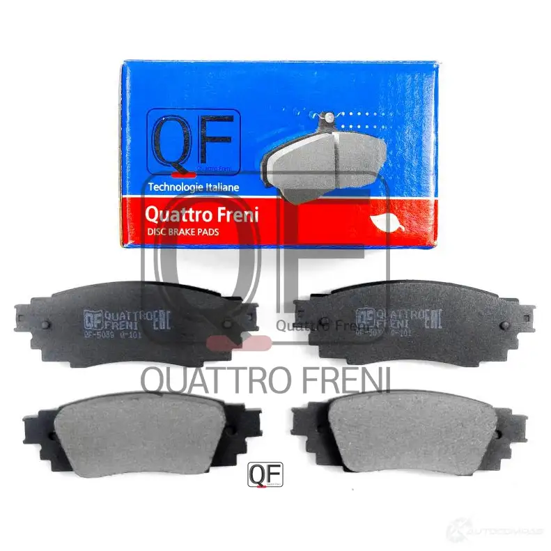 Колодки тормозные QUATTRO FRENI 1439949482 QF503900 8G MXQN изображение 0