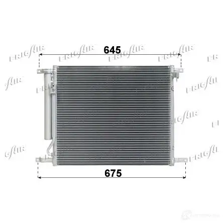 Радиатор кондиционера FRIGAIR 2474564 3SJ2I 0831.3016 4131 .0016