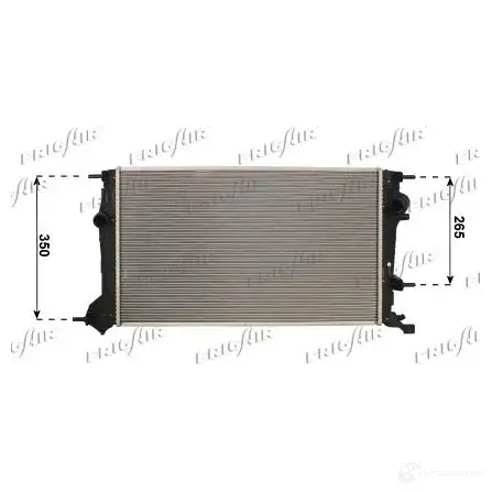 Радиатор охлаждения двигателя FRIGAIR 2471239 L7ZHL 2117.009 5 0109.3095