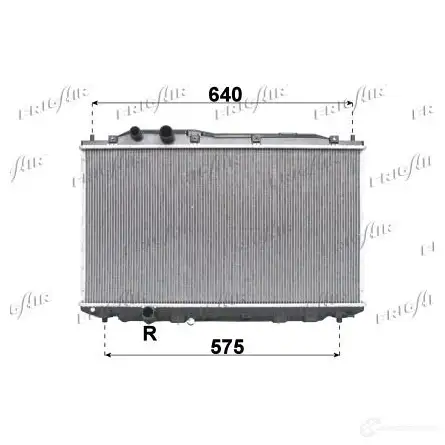 Радиатор охлаждения двигателя FRIGAIR 0119.3022 ZQIQK 2471671 2 151.0022 изображение 0