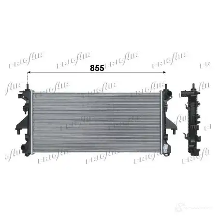 Радиатор охлаждения двигателя FRIGAIR 2204.00 37 2472012 0204.2037 8HI1CB