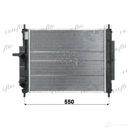 Радиатор охлаждения двигателя FRIGAIR 8CP1QK1 0104.3153 2 101.0153 2470849