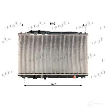 Радиатор охлаждения двигателя FRIGAIR 51ICDYC 2 151.0033 0119.3033 2471682 изображение 0