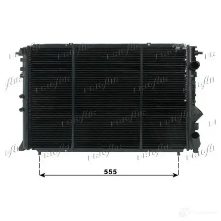 Радиатор охлаждения двигателя FRIGAIR 57DE6GB 2471197 0109.3012 2 117.0012 изображение 0