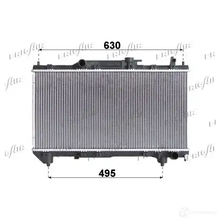 Радиатор охлаждения двигателя FRIGAIR 0115.3126 2157. 0126 2471530 QVKXG4 изображение 0