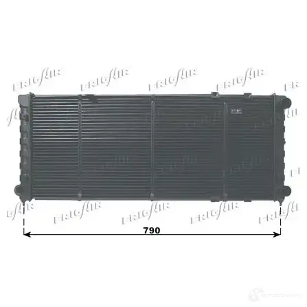 Радиатор охлаждения двигателя FRIGAIR 0110.2043 21 19.0043 O3DZUO2 2471267