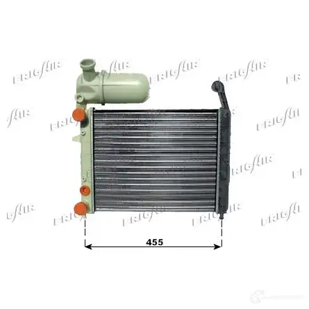 Радиатор охлаждения двигателя FRIGAIR UD399 2101.00 72 2470808 0104.3072
