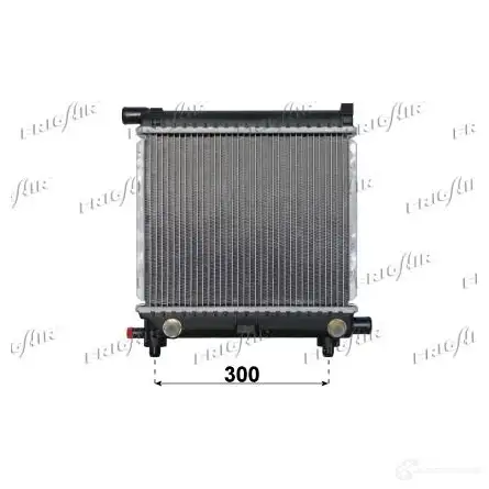 Радиатор охлаждения двигателя FRIGAIR 2114.0 088 DOX4R 2470955 0106.2088