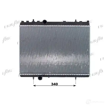 Радиатор охлаждения двигателя FRIGAIR VXI1E 2107 .0073 2471162 0108.3073 изображение 0