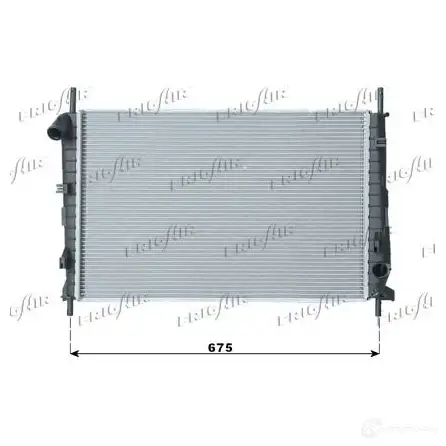 Радиатор охлаждения двигателя FRIGAIR 2470882 BA6RQSB 210 2.0079 0105.2051 изображение 0
