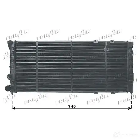 Радиатор охлаждения двигателя FRIGAIR AC5HT 2 119.0031 2471265 0110.2031
