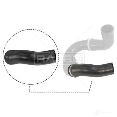 Патрубок интеркулера RAPRO r11535 1437721792 D0 QNM2 изображение 0