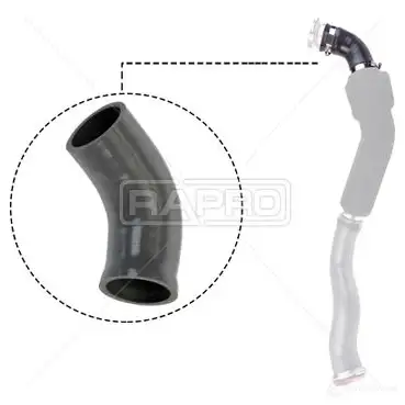 Патрубок интеркулера RAPRO 1437721830 Z35Z DY r12665 изображение 0