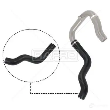 Патрубок интеркулера RAPRO 1437722286 UV KR7 r11545