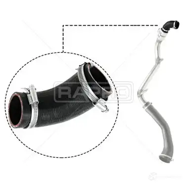 Патрубок интеркулера RAPRO 1437723338 08 S60 r16275