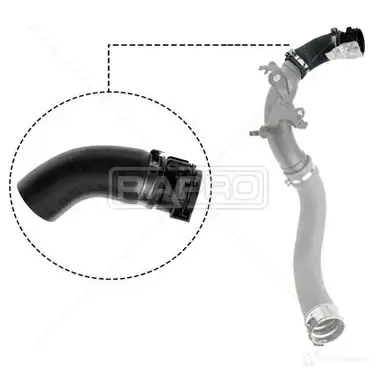 Патрубок интеркулера RAPRO 1437724984 MX 25M r12625