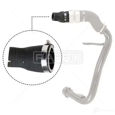 Патрубок интеркулера RAPRO 1437724839 r15399 W59I 7F9