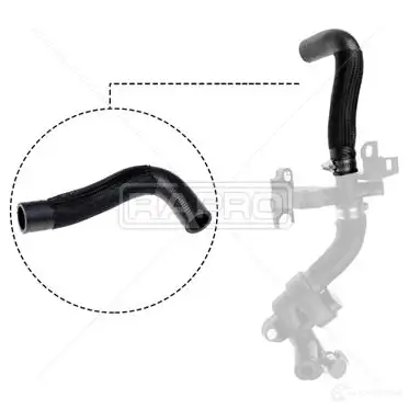 Шланг печки RAPRO 1437720472 A2ZGE B r15537b изображение 0