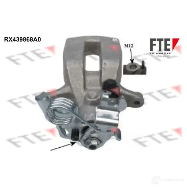 Тормозной суппорт FTE 0Q Y26XF 614900 4028569666655 RX439868A0 изображение 0
