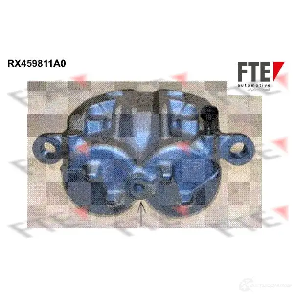 Тормозной суппорт FTE 4028569489117 U K6O91 RX459811A0 614974