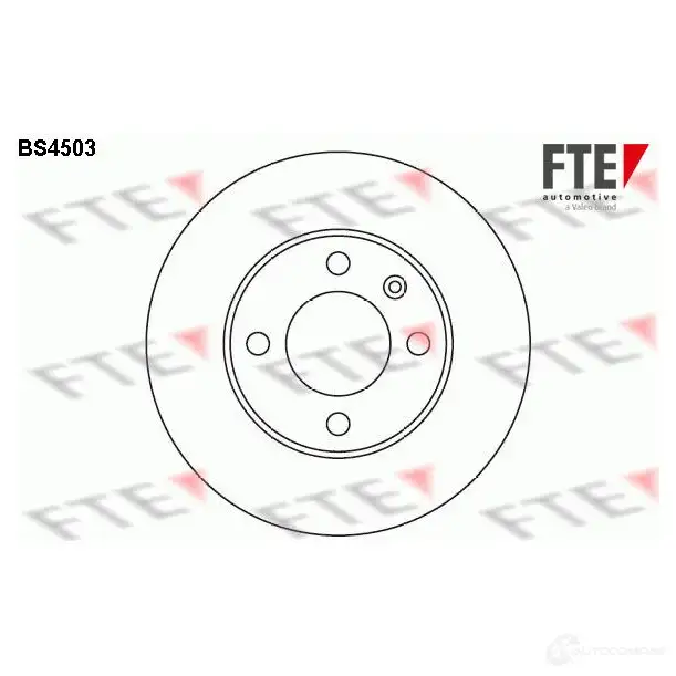 Тормозной диск FTE 606444 4028569026305 4SM 2E BS4503 изображение 0