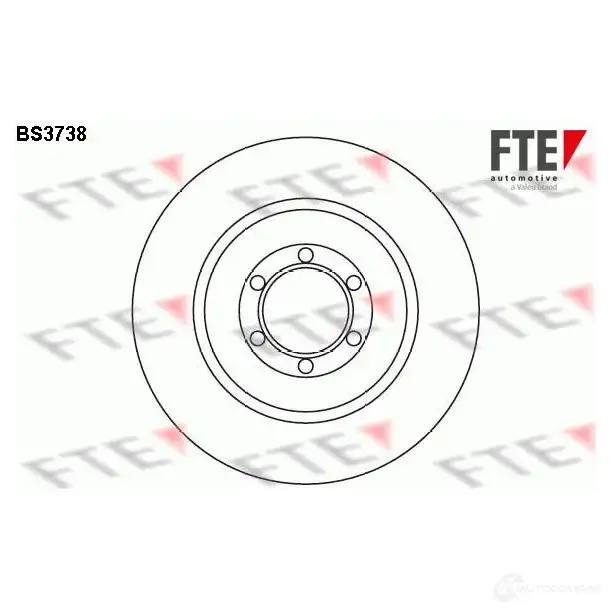 Тормозной диск FTE 4028569031224 bs3738 HQ F8Z 606256