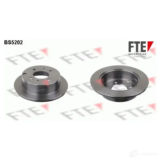 Тормозной диск FTE 7U9 BY 4028569451893 BS5202 606822