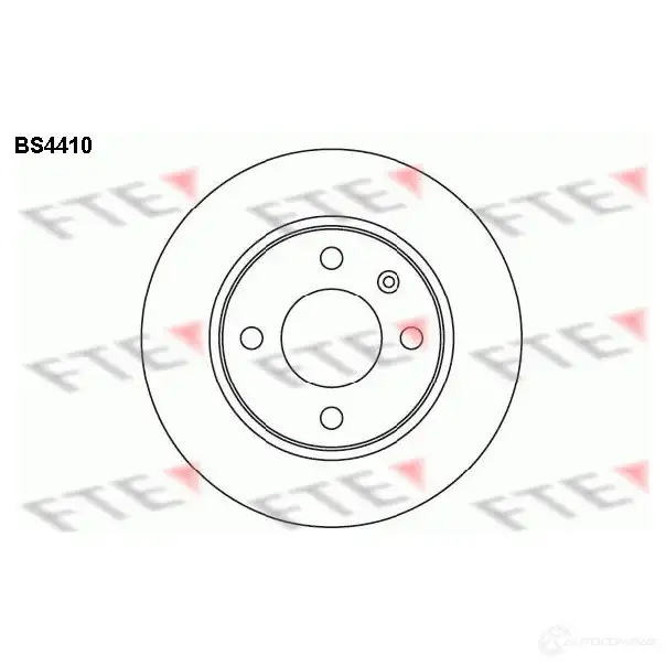 Тормозной диск FTE 4028569026176 S7 FDN09 606429 bs4410