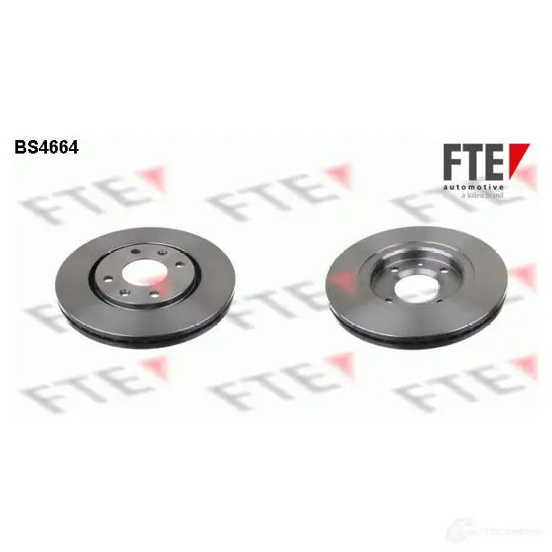 Тормозной диск FTE 4028569331676 SBV 98O BS4664 606557 изображение 0