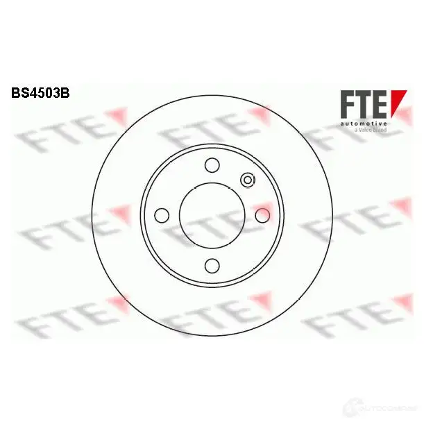 Тормозной диск FTE 9B93D EE 4028569691329 606445 BS4503B изображение 0