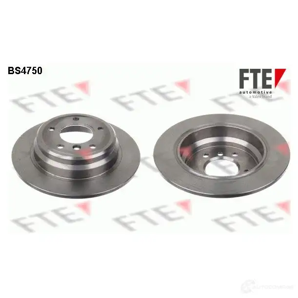 Тормозной диск FTE 1L V309 606630 4028569331812 BS4750
