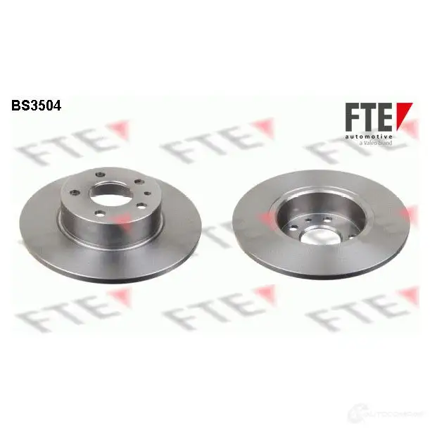 Тормозной диск FTE 606150 4028569029979 2Q0 VU BS3504
