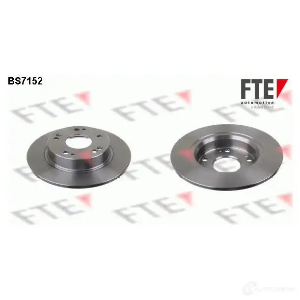 Тормозной диск FTE 4028569479460 607395 8L MXBZF BS7152 изображение 0