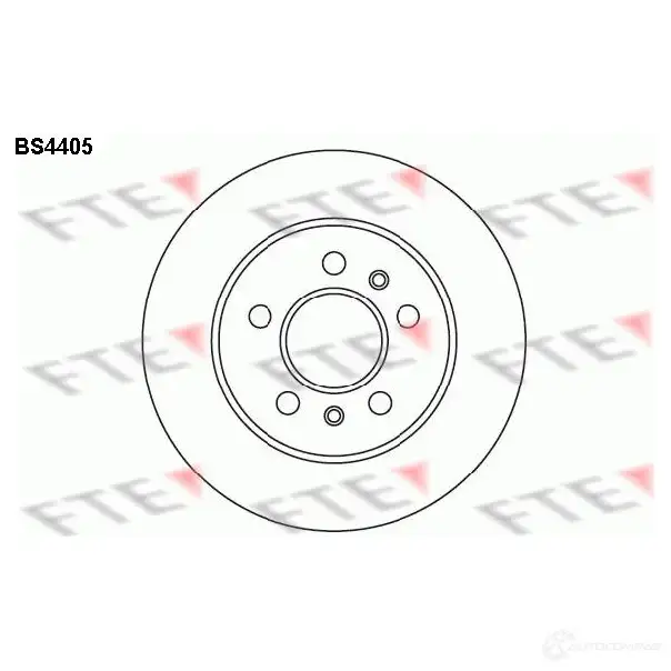 Тормозной диск FTE 606426 T96Z FG 4028569026138 BS4405 изображение 0