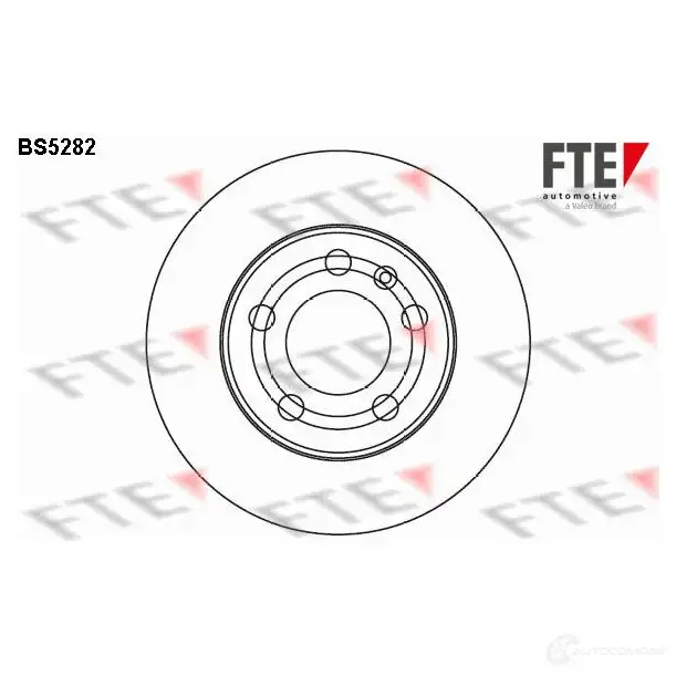 Тормозной диск FTE 606909 BS5282 4028569413426 2EDT VX2 изображение 0