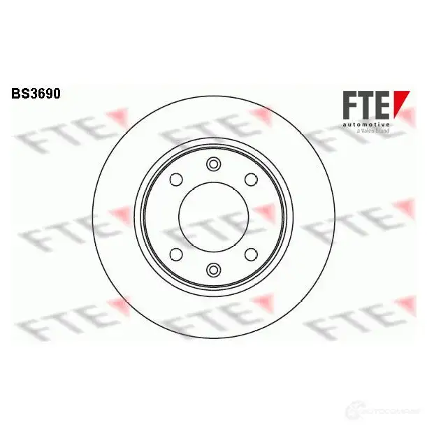 Тормозной диск FTE bs3690 H PH2Z 4028569030999 606235 изображение 0