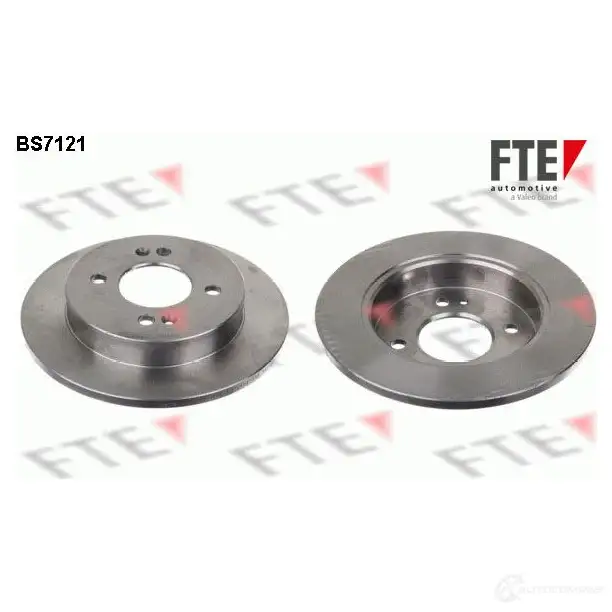 Тормозной диск FTE 607339 4028569463353 BS7121 C8B GTT8 изображение 0