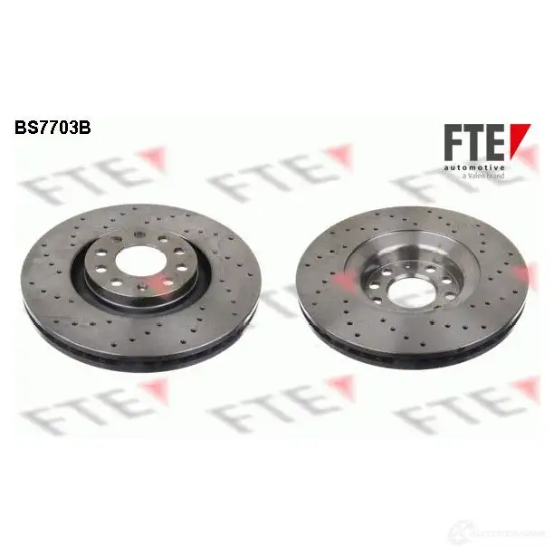 Тормозной диск FTE 608251 LX4 R0Y BS7703B 4028569705064 изображение 0