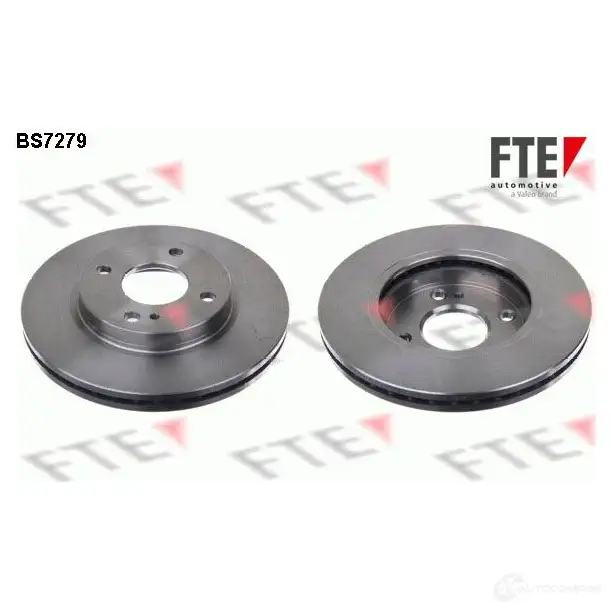 Тормозной диск FTE BS7279 4028569498508 II MR2 607638 изображение 0