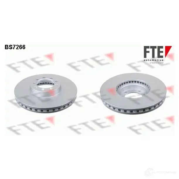 Тормозной диск FTE 4028569496740 BS7266 JA ZK7M 607614 изображение 0
