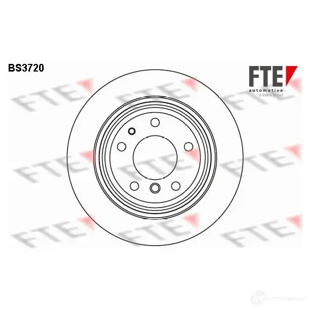 Тормозной диск FTE PU TXG38 606248 bs3720 4028569031132