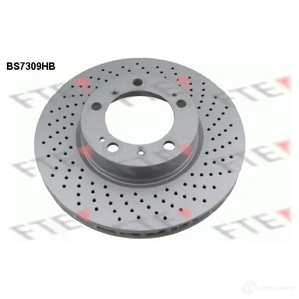 Тормозной диск FTE BS7309HB 4028569669410 HFS Z6O 607685 изображение 0