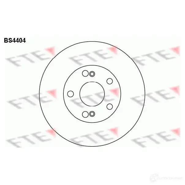 Тормозной диск FTE bs4404 606424 4028569026121 H KL6Z