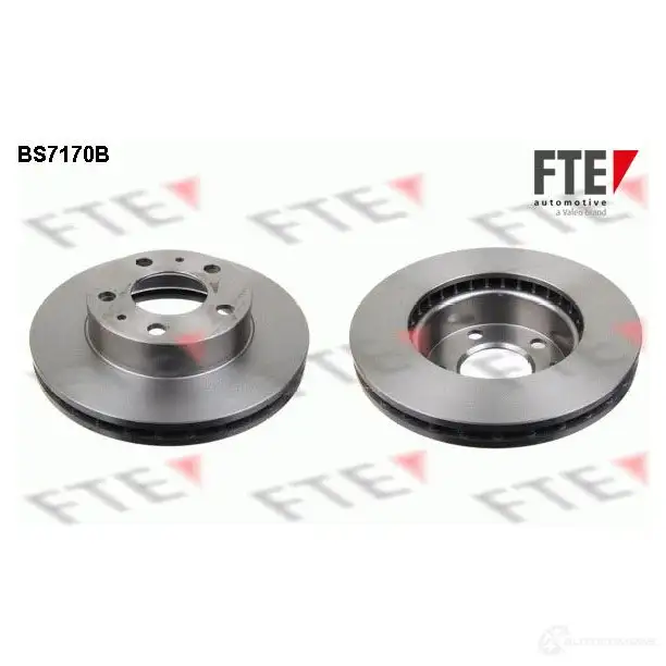Тормозной диск FTE MG74R 5O 4028569696355 607426 BS7170B изображение 0
