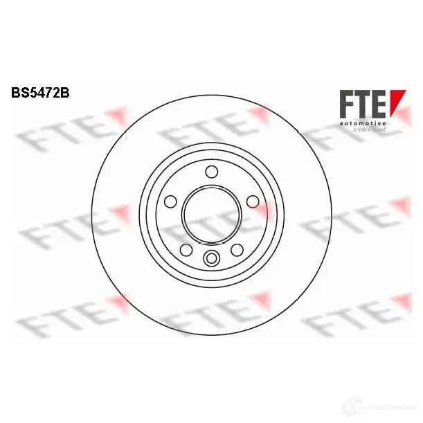 Тормозной диск FTE 4028569695006 BS5472B 607169 Q G11MN изображение 0