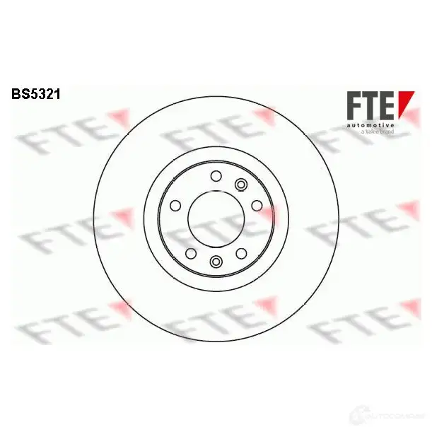 Тормозной диск FTE 3V3 MQ BS5321 4028569414041 606947 изображение 0