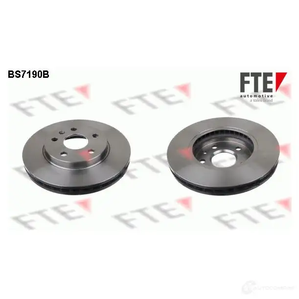 Тормозной диск FTE 607475 BS7190B QMM6 T 4028569696607 изображение 0